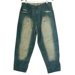 EMPYRE Petrol Wash Ultra Loose Jeans Size 32 Mens EUC